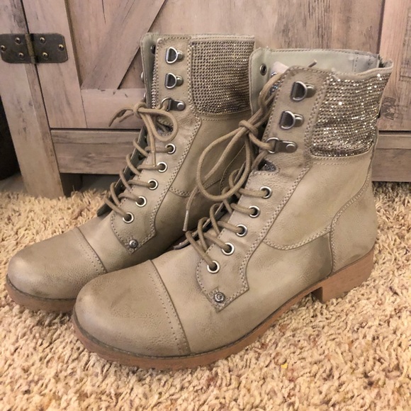 guess rhinestone boots